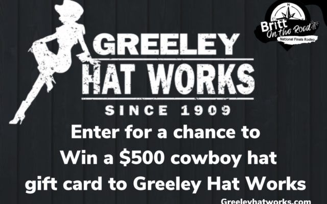 Enter for a Chance to Win a $500 Cowboy Hat Gift Card from Greeley Hat Works