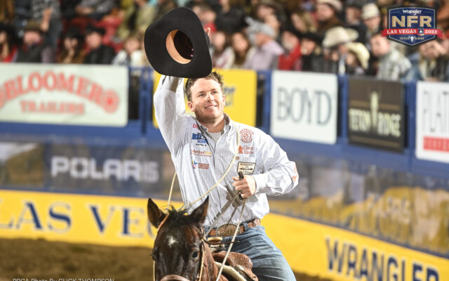 Texas Tie-down roper Caleb Smidt makes it two in a row at the NFR