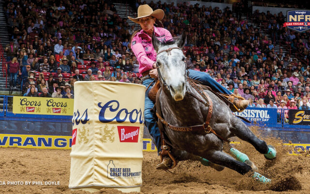 Barrel racers Hailey Kinsel and Lisa Lockhart share NFR Round 5 glory