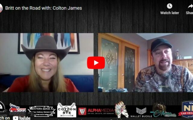 Britt on the Road in 2022 at NFR with: Colton James