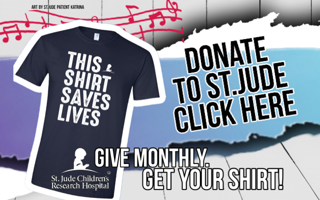 Donate to St. Jude! Give Monthly. Get Your Shirt! Feb. 8-9th