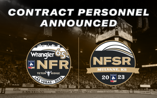 2023 Contract personnel announced for Wrangler NFR, NFSR