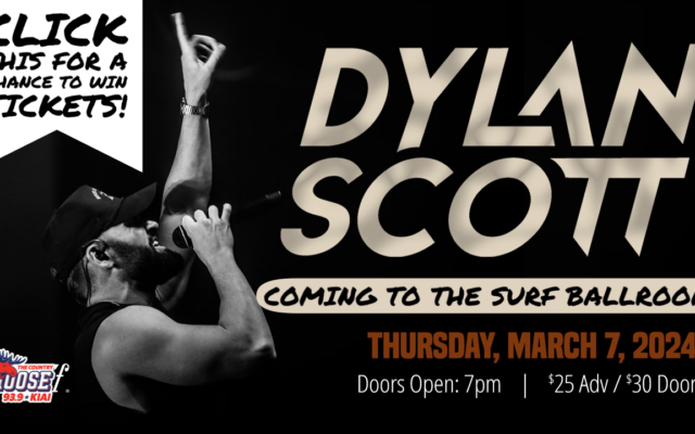 Win Tickets to Dylan Scott at the Surf Ballroom!